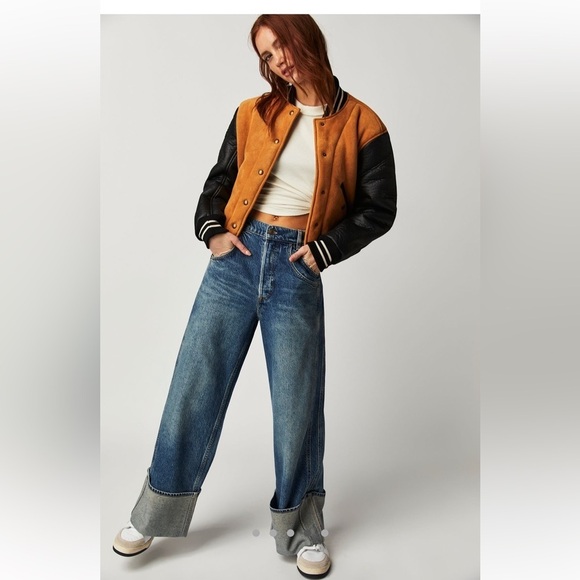 NWT- We The Free Final Countdown Cuffed Low-rise Boyfriend Jeans - Picture 1 of 8